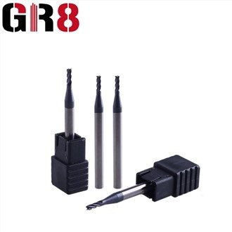 Ravno glodalo mikro promjera s 2 žljeba